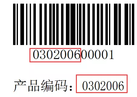 条码中商品编码联动变化